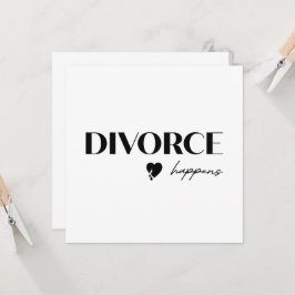 Invitación Ocurre el divorcio