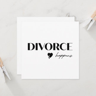 Invitación Ocurre el divorcio