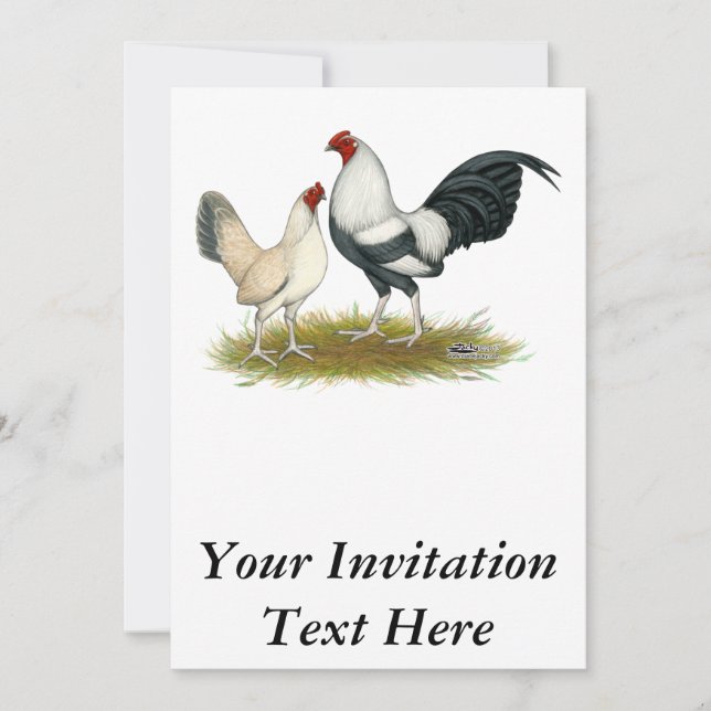 Invitación OE Game Blue Silver Wheaten (Anverso)