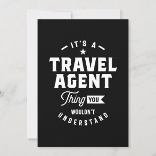 Invitación Oferta de cargo de trabajo de agente de viajes