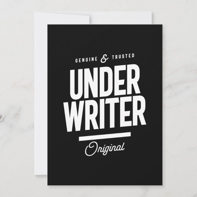 Invitación Oferta de títulos de trabajo de subescritor (Anverso)