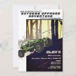 Invitación Off Road Adventure ATV UTV Extreme Sports Car Club