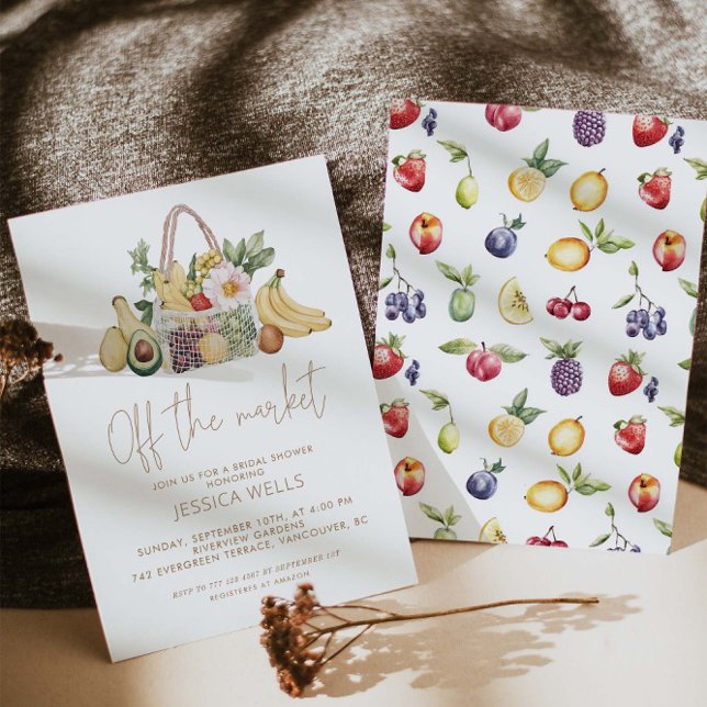 Invitación Off The Market Bridal Shower (Subido por el creador)