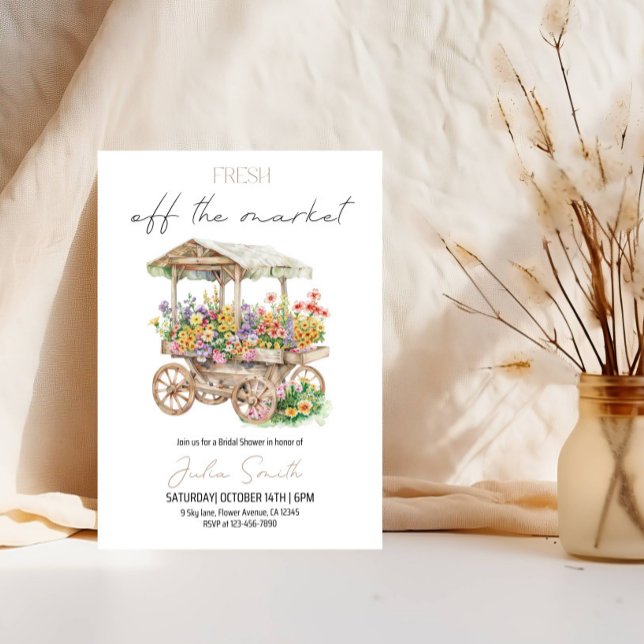 Invitación Off The Market Bridal Shower (Subido por el creador)