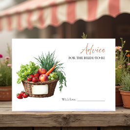 Invitación Off The Market Bridal Shower Advice para la novia