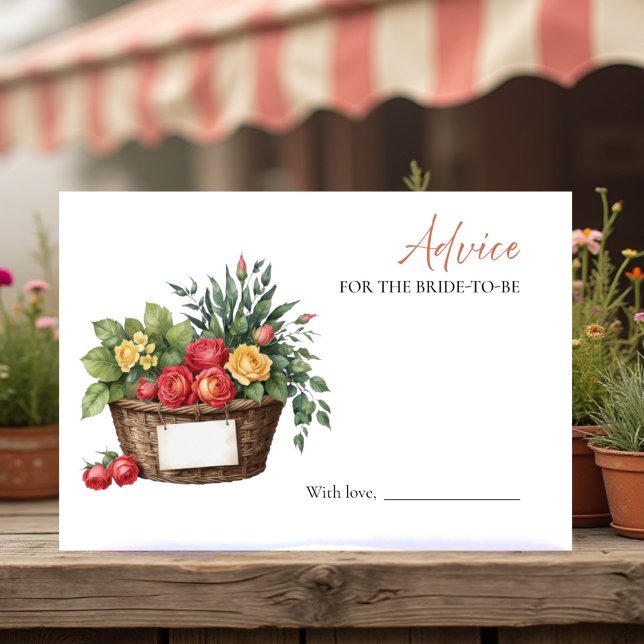 Invitación Off The Market Bridal Shower Advice para la novia (Subido por el creador)