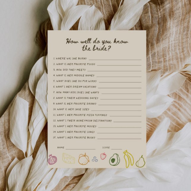 Invitación Off The Market descargable Bridal Shower Card (Subido por el creador)