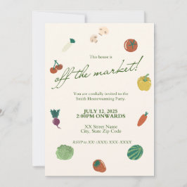Invitación Off the Market Housewarming Party Invitation