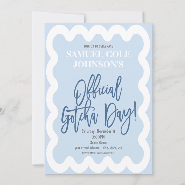 Invitación oficial a la adopción del Día de la Got (Anverso)