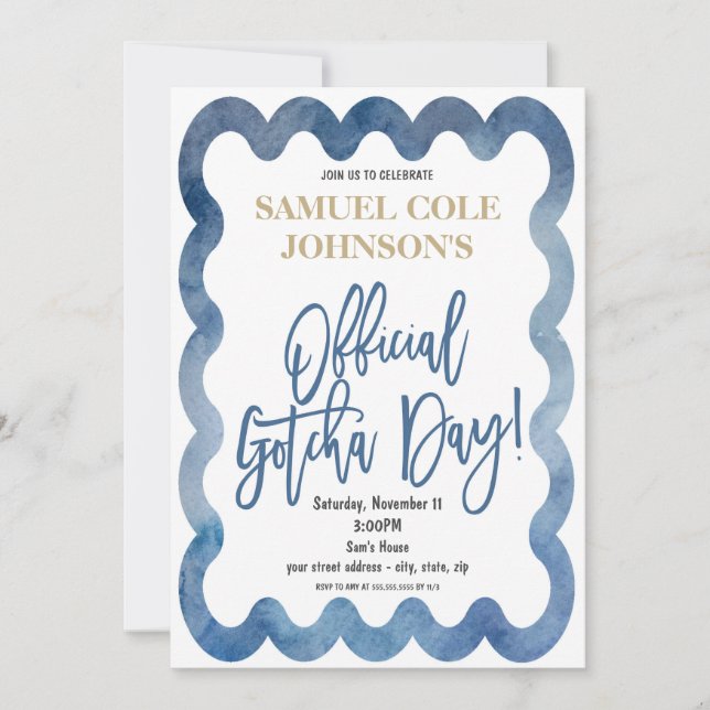 Invitación oficial a la adopción del Día de la Got (Anverso)