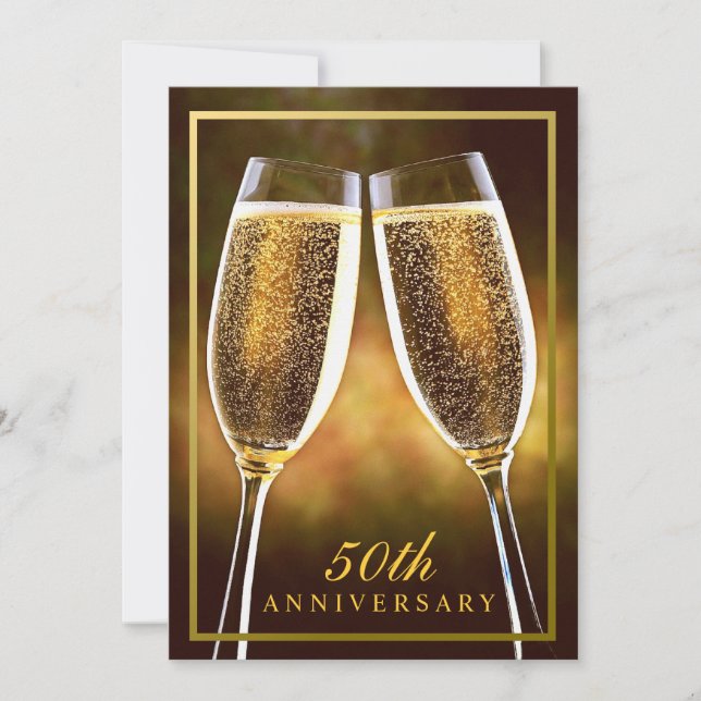 Invitación oficial a los 50 años (Anverso)