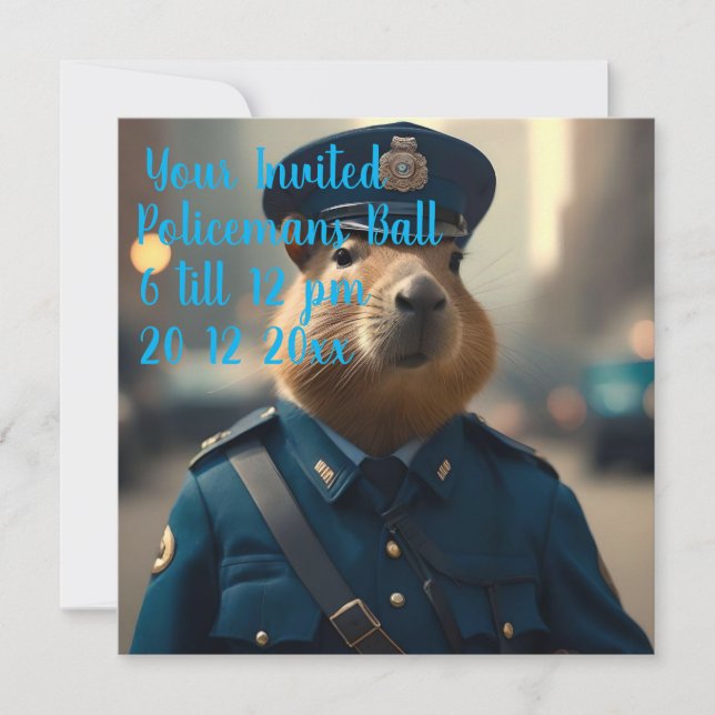 Invitación Oficial Capybara: Manteniendo la Paz, (Anverso)