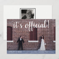 Invitación oficial de 2 Bodas de fotografía