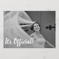 Invitación oficial de 2 Bodas de fotografía