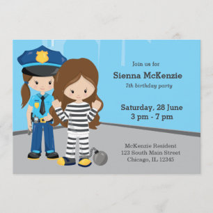 Invitación Oficial de Policía Cuidadoso