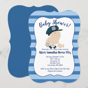Invitación Oficial de policía de la policía de la policía del