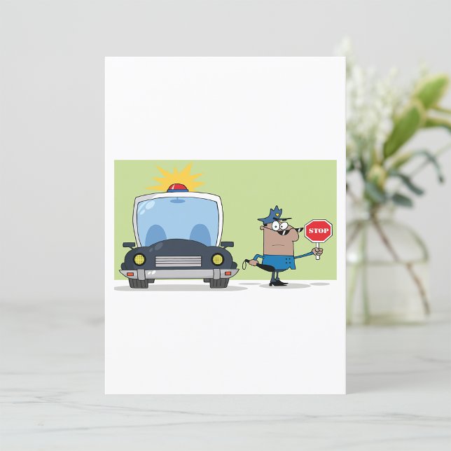 Invitación Oficial de policía personalizado (Subido por el creador)