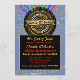 Invitación oficial del partido Golden Oldie