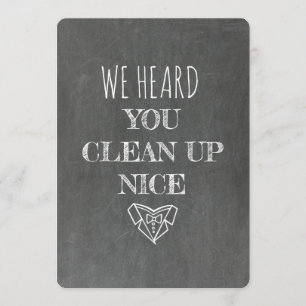 Invitación OFICIANTE   Propuesta Divertida en Pizarra