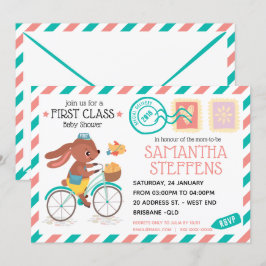 Invitación Oficina de correos de entrega especial Baby Shower