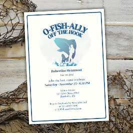 Invitación Ofishally Off The Hook Men's Retirement Party
