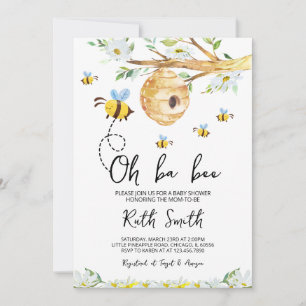 Invitación Oh BaBee Baby Shower