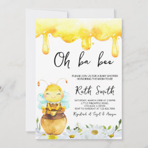 Invitación Oh BaBee Baby Shower