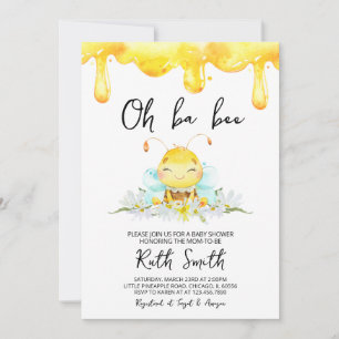 Invitación Oh BaBee Baby Shower