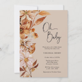 Invitación Oh Baby Baby Shower