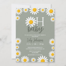 Oh Baby Daisy Gender Neutral Baby Shower