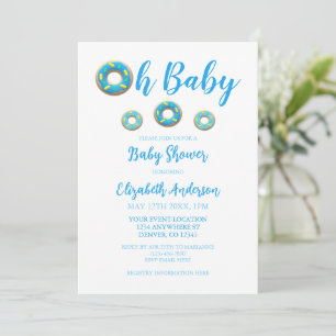 Invitación Oh Baby Donut Baby Shower