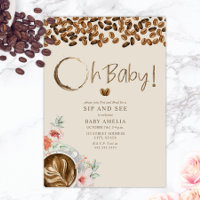 Oh Baby Floral Coffee Sip Y Ver