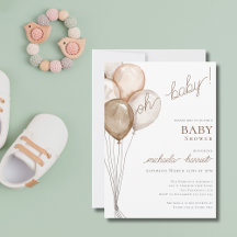 Oh Baby Gender Neutral Balloon Baby Shower