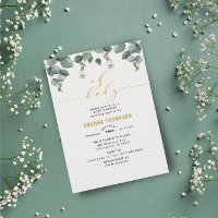 Oh Baby Golden Eucalyptus Baby Shower