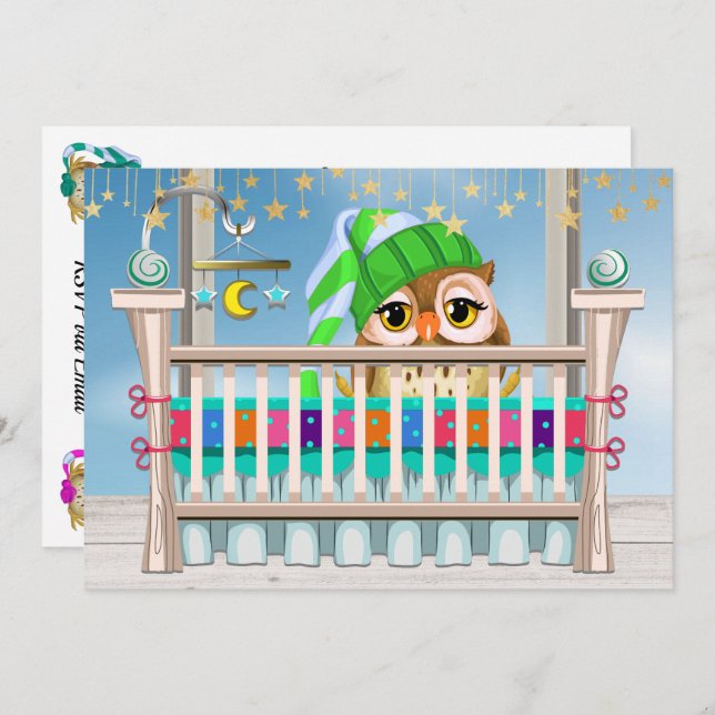 Invitación Oh Baby Invitation (Anverso / Reverso)