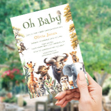 Oh Baby Jungle Gender Neutral Baby Shower