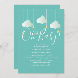 Invitación Oh Baby Twinkle Twinkle Baby Shower / Sprinkle