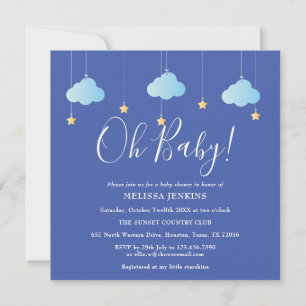 Invitación Oh Baby Twinkle Twinkle Baby Shower / Sprinkle