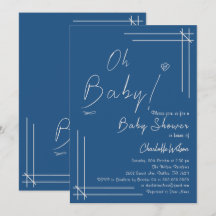¡Oh bebé! Cumpleaños de bebé minimalista género ne