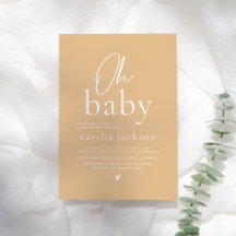 Oh, bebé | Groovy Yellow Spring Floral Baby Shower
