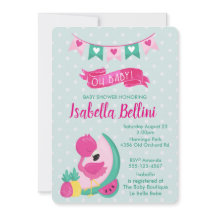 Oh bebé Pink Flamingo Baby Shower