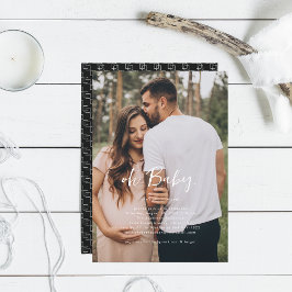 Invitación Oh, bebé | Simple Photo Baby Shower