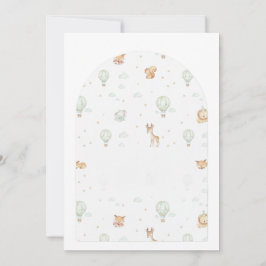 Invitación Oh Boy! Adventure Begins Arched Baby Shower Invita