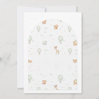 Invitación Oh Boy! Adventure Begins Arched Baby Shower Invita