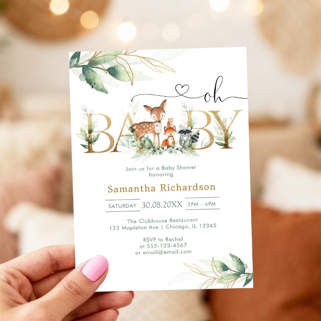 Invitación Oh Boy Baby Shower Invitation (Subido por el creador)