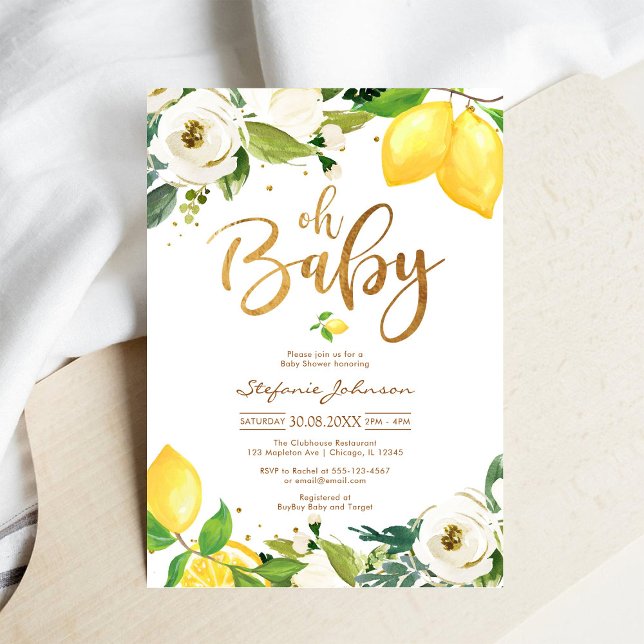 Invitación Oh Boy Baby Shower Invitation (Subido por el creador)