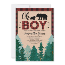 Oh Boy Lumberjack Baby Shower