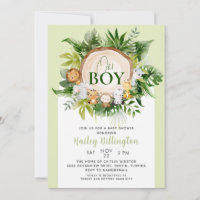 Oh Boy Safari Jungle Animals Baby Shower
