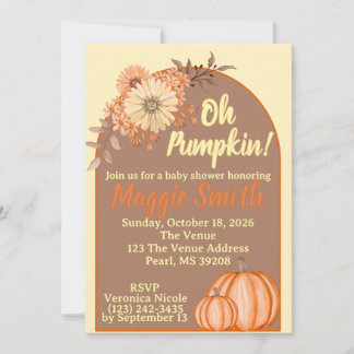 Invitación Oh Calabaza!