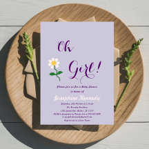 ¡Oh Chica! Cute Daisy Baby Girl Shower